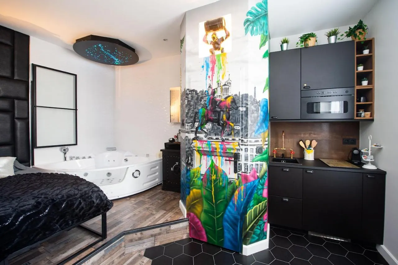 Appartement Urban Jungle Spa Villeurbanne